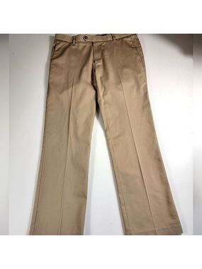 Roundtree & Yorke 36x32 Khaki Travel Smart Core Comfort Chino Pants (37×31.5 ^